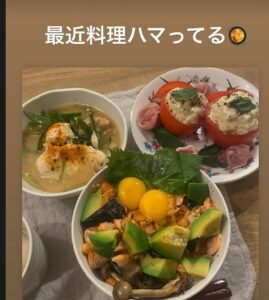 大迫マミの手料理