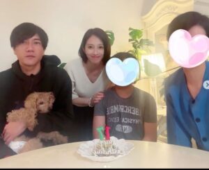 林心優さんの家族写真
